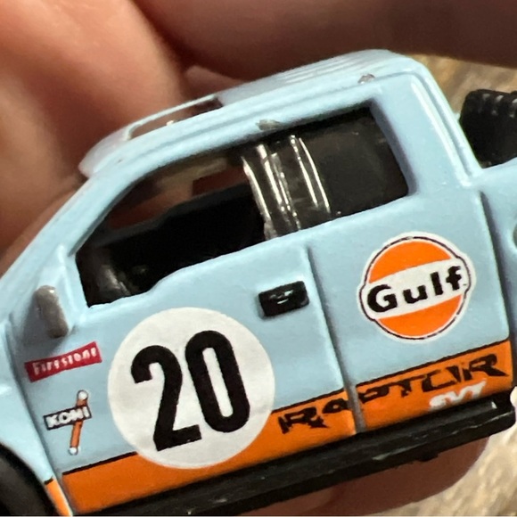 2009 Matchbox Ford F-150 SVT Raptor #20 Blue Die-cast Toy Pickup Truck 1:64 - Picture 8 of 9